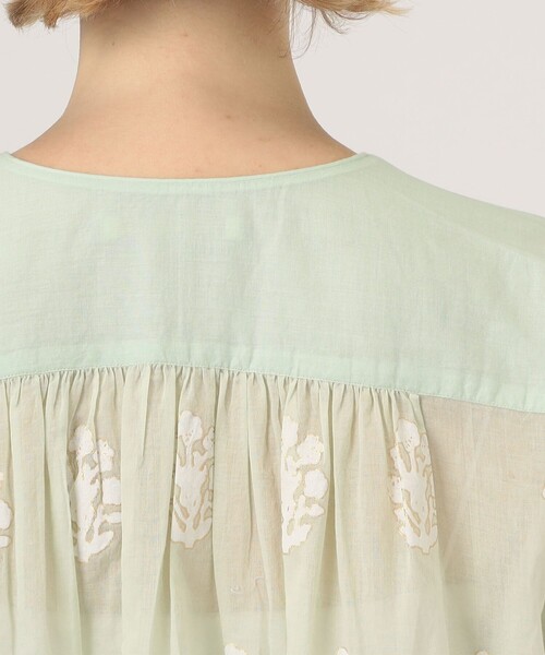 25ss ヌキテパ　COTTON VOILE SEDUM ブラウス ne Quittez pas COTTON VOILE SEDUM ブラウス（シャツ/ブラウス）｜NE