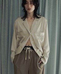 anuke | Satin Tailored Shirts(シャツ/ブラウス)