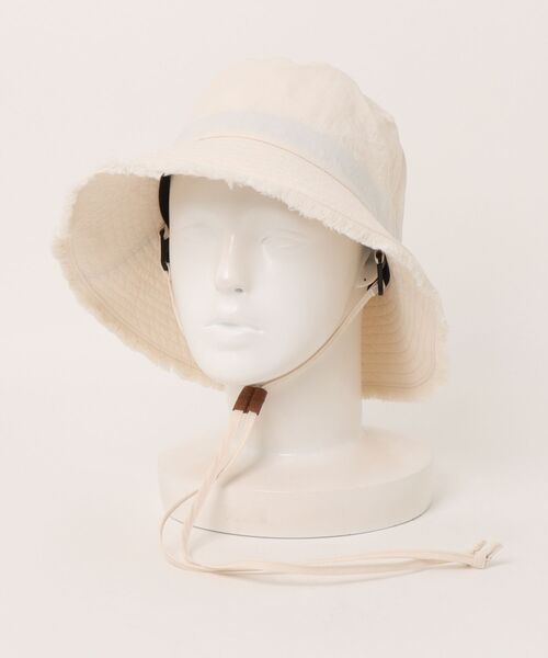 ムラサキスポーツ(ムラサキスポーツ)の「SURF8/サーフエイト ハット BEACH FRINGE BUCKET HAT 85S3UH8(ハット・レディース・アイボリー・FREE)」の9枚目の写真