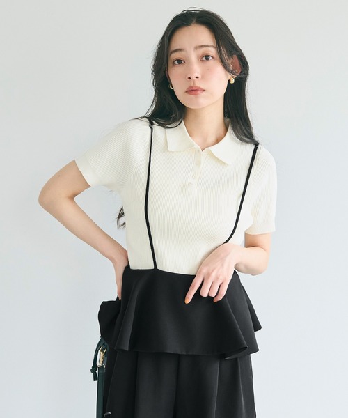 ココディール　フリルオールインワン セール☆3990円→990円 フリルオールインワン レディース メール便不可