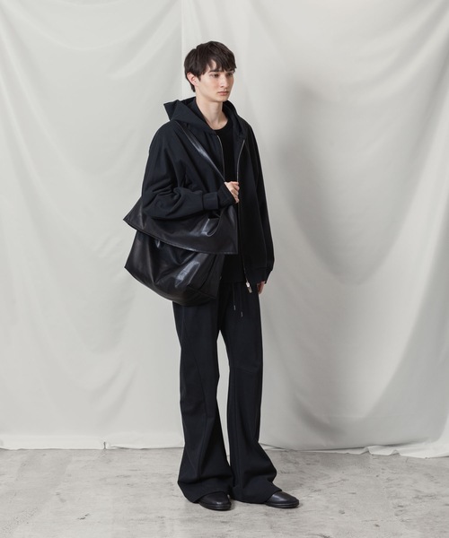 ATTACHMENT（アタッチメント）の「コットン ストレッチテリー ジップアップフーディー / CO STRECH TERRY ZIP UP HOODIE（パーカー・メンズ・ブラック/ダークグレー/ライトグレー・1/2/3）」の8枚目の写真