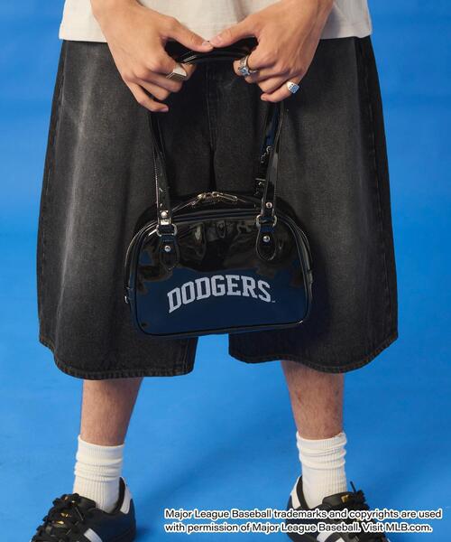 MLB(メジャーリーグベースボール)の「∴WEGO/MLB別注エナメルボストンバッグ(ボストンバッグ・レディース・ブラック/ホワイト/ブラウン・FREE)」の18枚目の写真