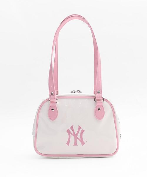 MLB(メジャーリーグベースボール)の「∴WEGO/MLB別注エナメルボストンバッグ(ボストンバッグ・レディース・ブラック/ホワイト/ブラウン・FREE)」の15枚目の写真