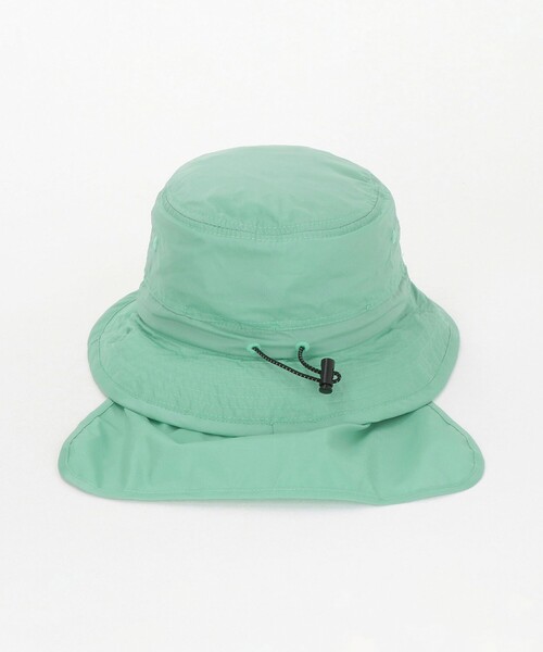 green label relaxing（グリーンレーベルリラクシング）の「機能性ハット タレツキ / キッズ - UVカット・撥水 -（ハット・キッズ・ライラック/ブラック/ベージュ/ライム・54-56）」の10枚目の写真