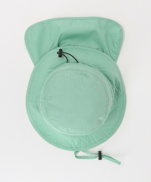 green label relaxing（グリーンレーベルリラクシング）の「機能性ハット タレツキ / キッズ - UVカット・撥水 -（ハット・キッズ・ライラック/ブラック/ベージュ/ライム・54-56）」の11枚目の写真