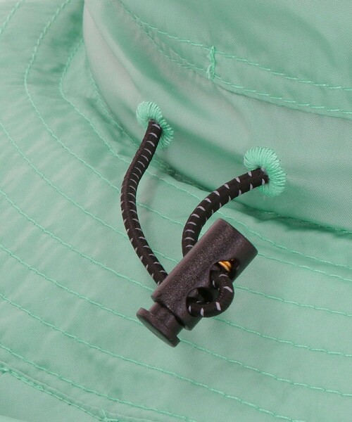 green label relaxing（グリーンレーベルリラクシング）の「機能性ハット タレツキ / キッズ - UVカット・撥水 -（ハット・キッズ・ライラック/ブラック/ベージュ/ライム・54-56）」の15枚目の写真