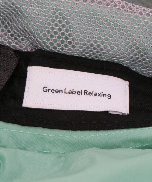 green label relaxing（グリーンレーベルリラクシング）の「機能性ハット タレツキ / キッズ - UVカット・撥水 -（ハット・キッズ・ライラック/ブラック/ベージュ/ライム・54-56）」の21枚目の写真