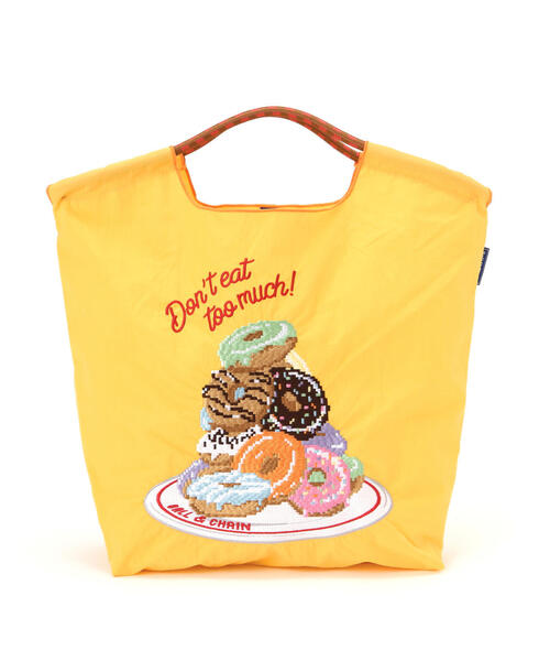 Ball&Chain（ボールアンドチェーン）の「Ball&Chain(ボールアンドチェーン) DOT SWEETS/Mサイズ（エコバッグ/サブバッグ・レディース・イエロー/ブラック・F）」の15枚目の写真