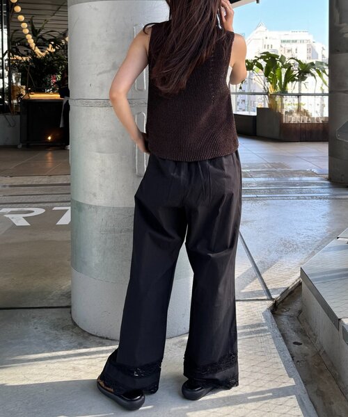 CIAOPANIC オーバーレースワイドパンツ ビスチェ CIAOPANIC オーバーレースワイドパンツ ビスチェ