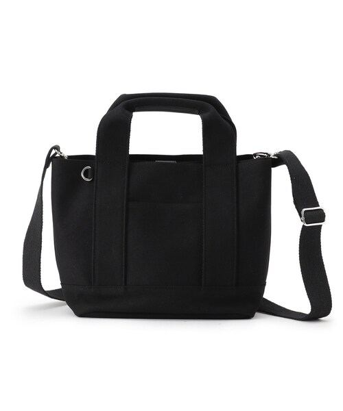 SHOO・LA・RUE(シューラルー)の「【2WAY】キャンバストートバッグ(トートバッグ・レディース・グレー/ブラック/アイボリー系4・00)」の12枚目の写真