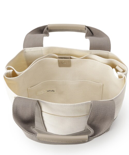 SHOO・LA・RUE(シューラルー)の「【2WAY】キャンバストートバッグ(トートバッグ・レディース・グレー/ブラック/アイボリー系4・00)」の22枚目の写真