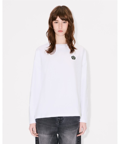 KENZO(ケンゾー)の「''Boke Flower 2.0' ロング スリーブ コットン Tシャツ(Tシャツ/カットソー・レディース・ホワイト系その他・MEDIUM/SMALL/X-SMALL)」の3枚目の写真