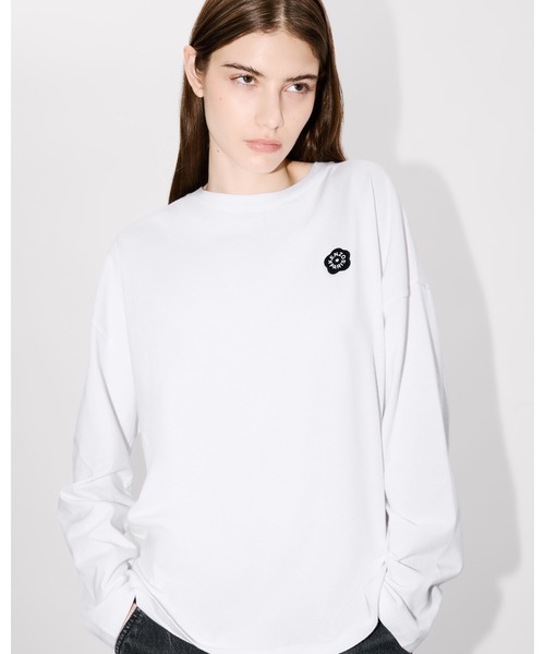 KENZO(ケンゾー)の「''Boke Flower 2.0' ロング スリーブ コットン Tシャツ(Tシャツ/カットソー・レディース・ホワイト系その他・MEDIUM/SMALL/X-SMALL)」の6枚目の写真