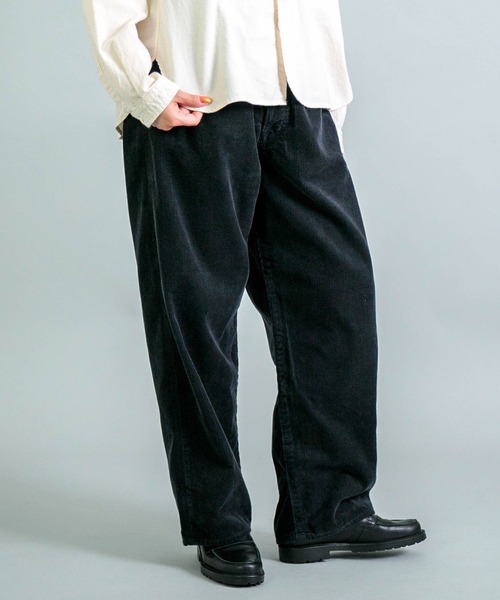 OMNIGOD（オムニゴッド）の「[OMNIGOD womens / オムニゴッド] 14Wコーデュロイ 5Pイージールーズジーンズ（その他パンツ・レディース・ボルドー/グレー/ベージュ・3/2）」の19枚目の写真