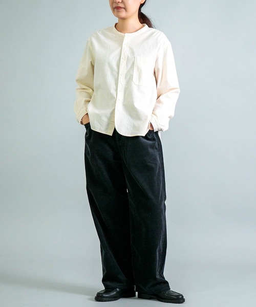 OMNIGOD（オムニゴッド）の「[OMNIGOD womens / オムニゴッド] 14Wコーデュロイ 5Pイージールーズジーンズ（その他パンツ・レディース・ボルドー/グレー/ベージュ・3/2）」の20枚目の写真