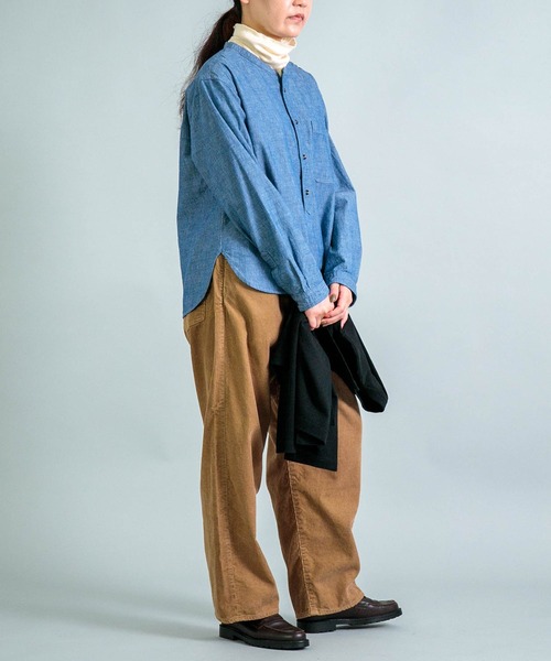 OMNIGOD（オムニゴッド）の「[OMNIGOD womens / オムニゴッド] 14Wコーデュロイ 5Pイージールーズジーンズ（その他パンツ・レディース・ボルドー/グレー/ベージュ・3/2）」の14枚目の写真