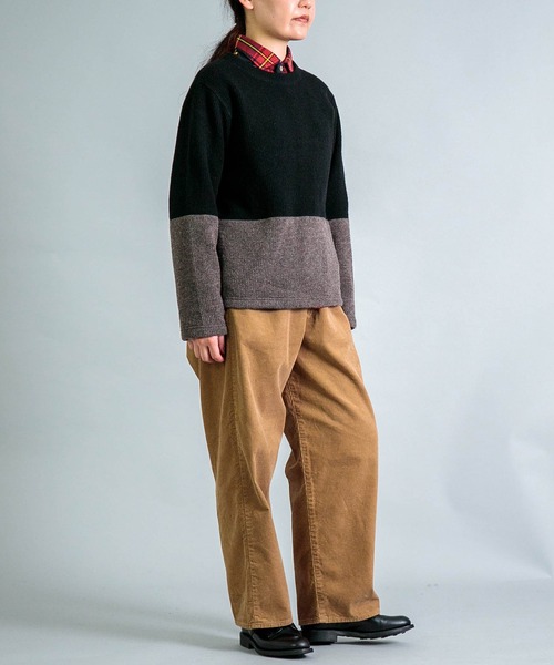 OMNIGOD（オムニゴッド）の「[OMNIGOD womens / オムニゴッド] 14Wコーデュロイ 5Pイージールーズジーンズ（その他パンツ・レディース・ボルドー/グレー/ベージュ・3/2）」の16枚目の写真