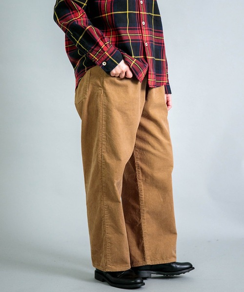 OMNIGOD（オムニゴッド）の「[OMNIGOD womens / オムニゴッド] 14Wコーデュロイ 5Pイージールーズジーンズ（その他パンツ・レディース・ボルドー/グレー/ベージュ・3/2）」の11枚目の写真