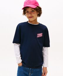 TOMMY HILFIGER | BOYS ネオングラフィックショートスリーブTシャツ(Tシャツ/カットソー)