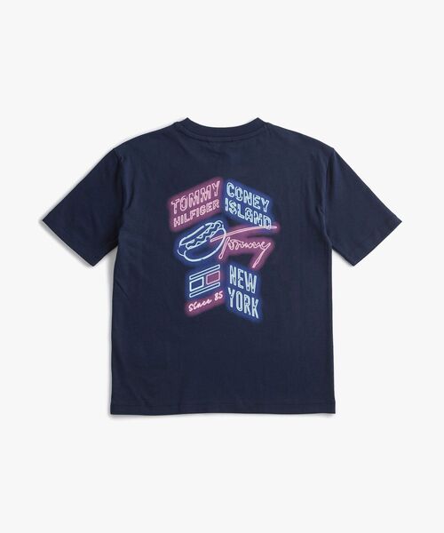 TOMMY HILFIGER（トミーヒルフィガー）の「BOYS ネオングラフィックショートスリーブTシャツ（Tシャツ/カットソー・キッズ・ネイビー・160cm/140cm/150cm/130cm）」の5枚目の写真