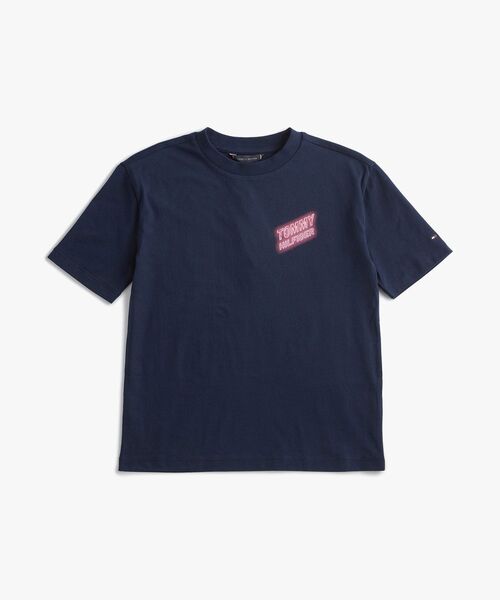 TOMMY HILFIGER（トミーヒルフィガー）の「BOYS ネオングラフィックショートスリーブTシャツ（Tシャツ/カットソー・キッズ・ネイビー・160cm/140cm/150cm/130cm）」の6枚目の写真