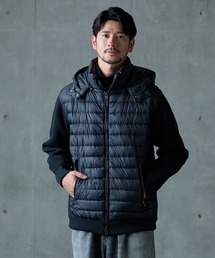 ネイビー取り外し可能フード付き」に該当するメンズのダウンジャケット