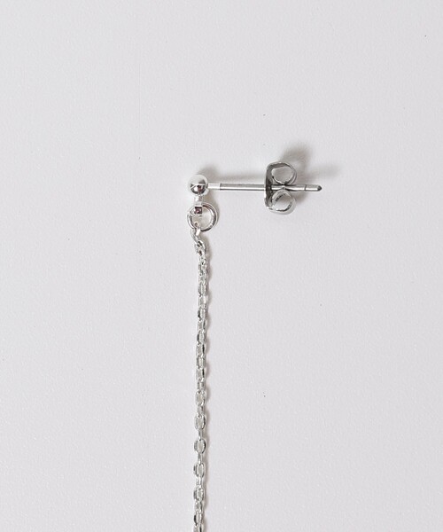 Firsthand(ファーストハンド)の「Firsthand/ファーストハンド チェーン パールピアス / スタッドピアス / 両耳用(ピアス(両耳用)・レディース・シルバー・ONE SIZE)」の6枚目の写真