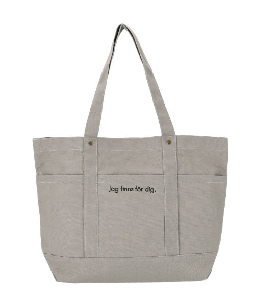 moz（モズ）の「moz 帆布 トートバッグ Lサイズ（トートバッグ・レディース・カーキオリーブ/ネイビー/ホワイト系その他2/ナチュラル/ブラック/グレー・FREE）」の21枚目の写真