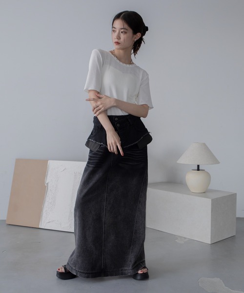 VACANCY（ヴァカンシー）の「メッシュアウトカット厚底サンダル（サンダル・レディース・ブラック/ブルー・MEDIUM/LARGE/X-LARGE）」の6枚目の写真