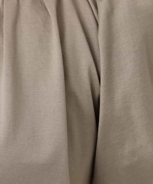 OFUON le MK(オフオンルエムケー)の「バルーンスリーブカットソー/接触冷感/洗える(Tシャツ/カットソー・レディース・イエロー/カーキブラウン/ホワイト・38/36)」の20枚目の写真