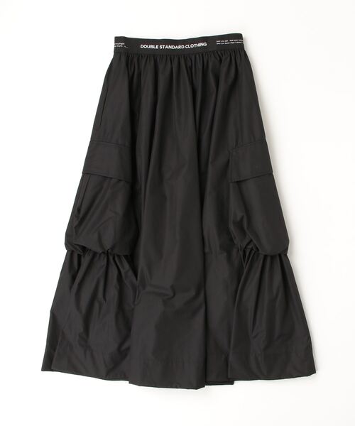 DOUBLE STANDARD CLOTHING（ダブルスタンダードクロージング）の「ブロードカーゴスカート（スカート・レディース・ブラック/ブラウン・38/36）」の3枚目の写真