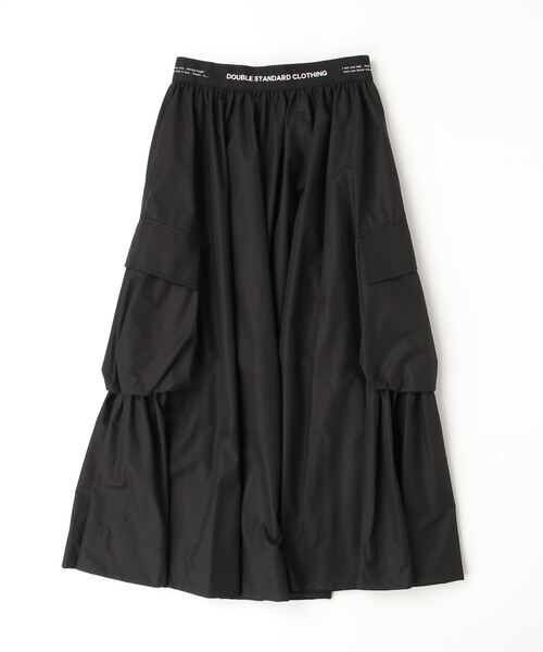 DOUBLE STANDARD CLOTHING（ダブルスタンダードクロージング）の「ブロードカーゴスカート（スカート・レディース・ブラック/ブラウン・38/36）」の4枚目の写真