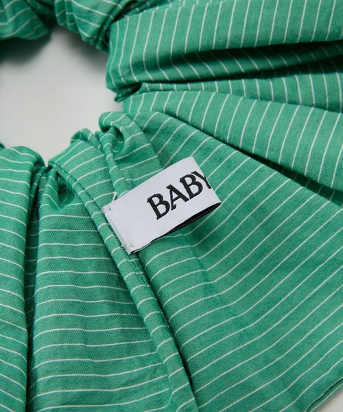 BABYLONE(バビロン)の「ストライプシュシュ(シュシュ・レディース・ブルー/グリーン・フリー)」の14枚目の写真