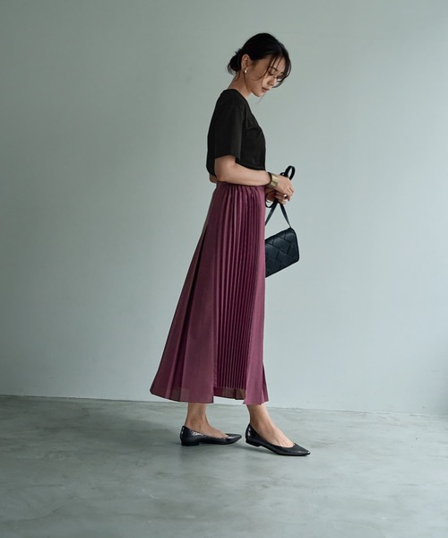 ものづくりJAPAN】DIORAMA シルキースムース／VネックTシャツ（T