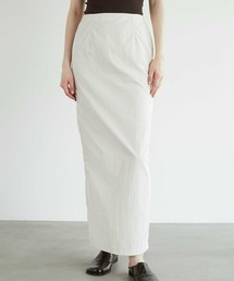 LA PEAU DE GEM | 【LA PEAU DE GEM】beltless nylon skirt/ベルトレスナイロンスカート(スカート)