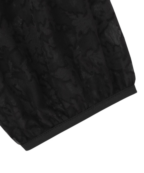 TOKYO SHIRTS(トウキョウシャツ)の「オパール袖 プルオーバー 五分袖(シャツ/ブラウス・レディース・グレー/オフホワイト/ブラック・M/L/LL)」の18枚目の写真