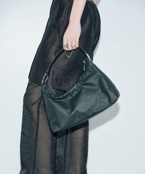 THINGS THAT MATTER（シングス ザット マター）の「METAL BUTCHER SHEER LAYERED PANTS / メタルブッチャーシアーレイヤードパンツ（その他パンツ・レディース・ブラック/ベージュ・1/2）」の4枚目の写真