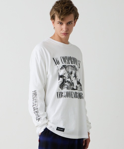VIRGOwearworks（ヴァルゴウェアワークス）の「VINTAGE RAGE L/S（Tシャツ/カットソー・メンズ・ホワイト/ブラック・2/3/4/5）」の2枚目の写真