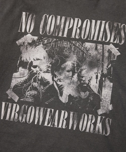 VIRGOwearworks（ヴァルゴウェアワークス）の「VINTAGE RAGE L/S（Tシャツ/カットソー・メンズ・ホワイト/ブラック・2/3/4/5）」の11枚目の写真