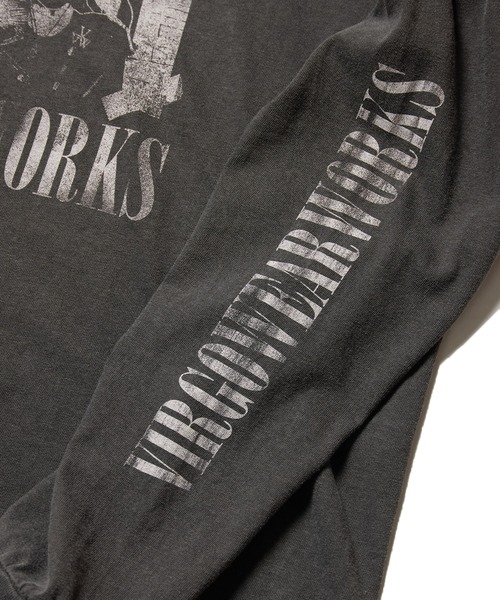 VIRGOwearworks（ヴァルゴウェアワークス）の「VINTAGE RAGE L/S（Tシャツ/カットソー・メンズ・ホワイト/ブラック・2/3/4/5）」の12枚目の写真
