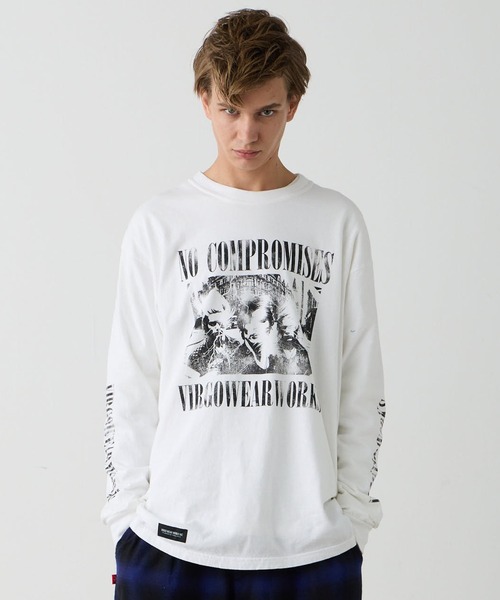 VIRGOwearworks（ヴァルゴウェアワークス）の「VINTAGE RAGE L/S（Tシャツ/カットソー・メンズ・ホワイト/ブラック・2/3/4/5）」の9枚目の写真