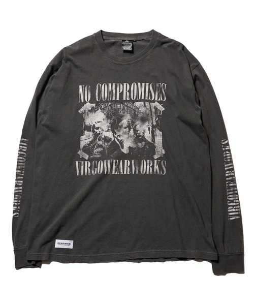VIRGOwearworks（ヴァルゴウェアワークス）の「VINTAGE RAGE L/S（Tシャツ/カットソー・メンズ・ホワイト/ブラック・2/3/4/5）」の4枚目の写真
