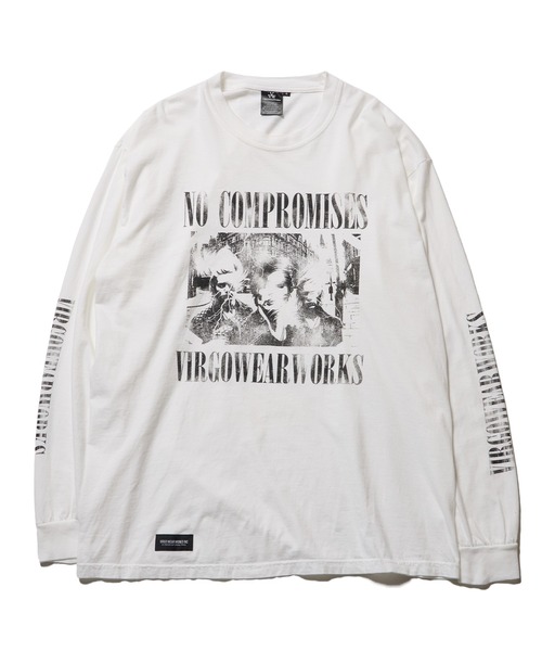 VIRGOwearworks（ヴァルゴウェアワークス）の「VINTAGE RAGE L/S（Tシャツ/カットソー・メンズ・ホワイト/ブラック・2/3/4/5）」の5枚目の写真