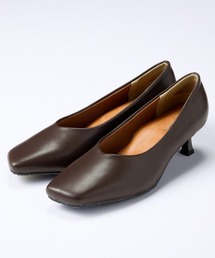 7days Life Styling | 【ゆったり幅広】オブリークトゥパンプス（低反発中敷）（ワイズ４E）(パンプス)