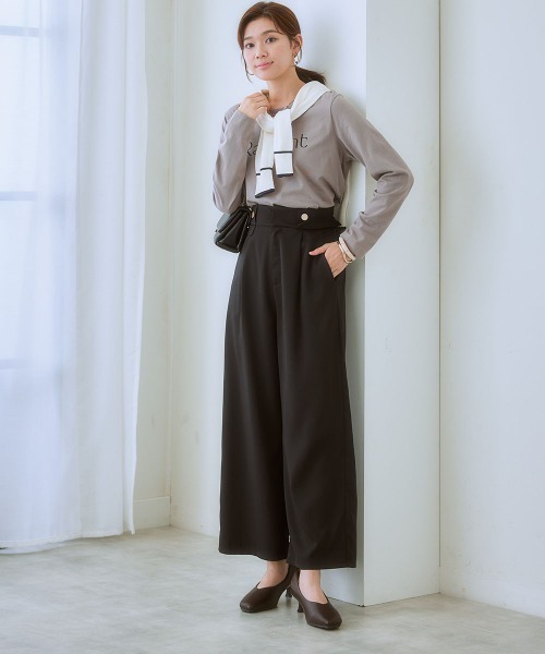 7days Life Styling（セブンデイズライフスタイリング）の「【ゆったり幅広】オブリークトゥパンプス（低反発中敷）（ワイズ４E）（パンプス・レディース・ダークブラウン/ブラック/グレイッシュベージュ・23.0cm/23.5cm/24.0cm/24.5cm/25.0cm/25.5cm/26.0cm/26.5cm/27.0cm）」の14枚目の写真