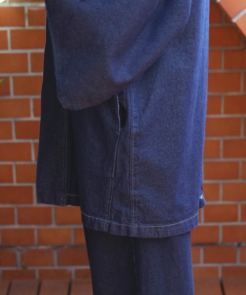 ８(eight)（エイト）の「デニム羽織（浴衣・メンズ・インディゴブルー・LARGE/X-LARGE/XX-LARGE/SMALL/MEDIUM）」の17枚目の写真