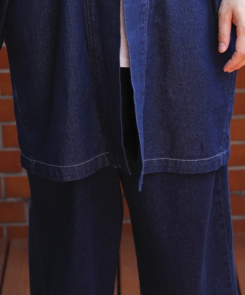 ８(eight)（エイト）の「デニム羽織（浴衣・メンズ・インディゴブルー・LARGE/X-LARGE/XX-LARGE/SMALL/MEDIUM）」の22枚目の写真