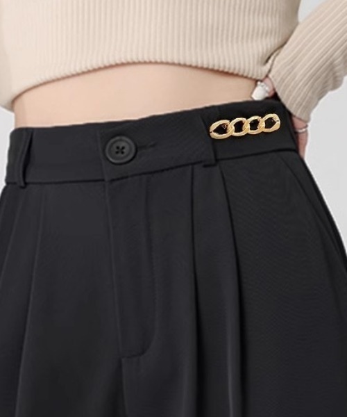 VIBGYOR Women(ヴィブジョー ウィメン)の「【urge select】ループデザイン ウェスト調節ピンブローチ 【同色2個セット/マルチウェイ】(ベルト・レディース・シルバー/ゴールド・FREE)」の5枚目の写真