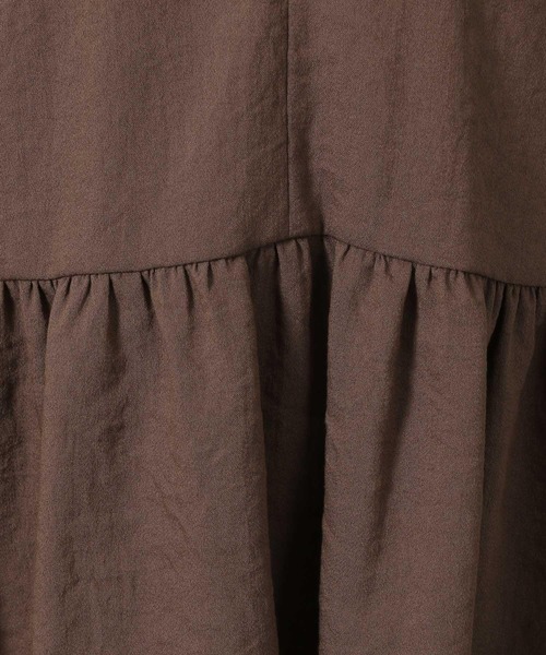 LAKOLE（ラコレ）の「【セットアップ対応・接触冷感】リネンライクペプラムベスト / 575666（ベスト・レディース・オリーブ/グレイッシュベージュ/ブラウン/チャコールグレー・FREE）」の17枚目の写真