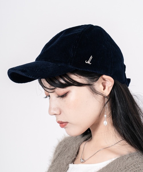MUHLBAUER（ミュールバウアー）の「【MUHLBAUER/ミュールバウア】キャップ　コーデュロイ　帽子（キャップ・レディース・グレー/カーキ/ブラック/ネイビー/ベージュ・FREE）」の5枚目の写真